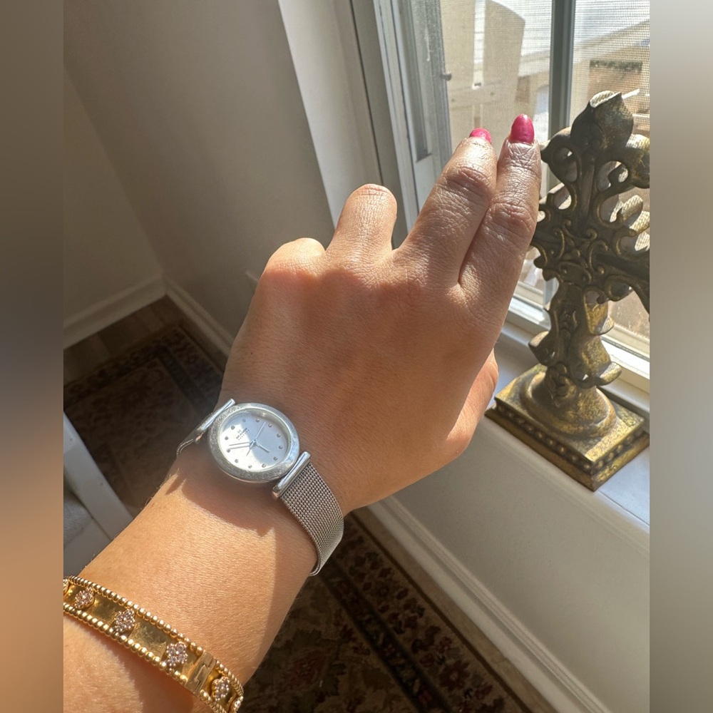 Skagen Denmark 🇩🇰 Women's Silver Mesh Watch - Picture 3 of 7